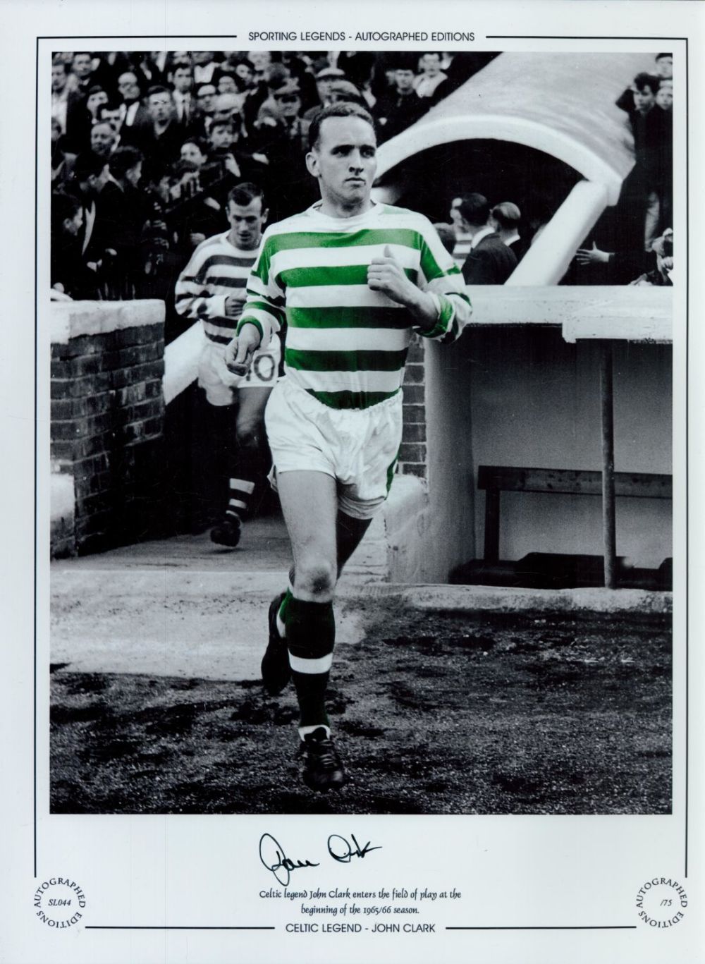 Lot 211: Autographed JOHN CLARK 16 x 12 Limited Edition...