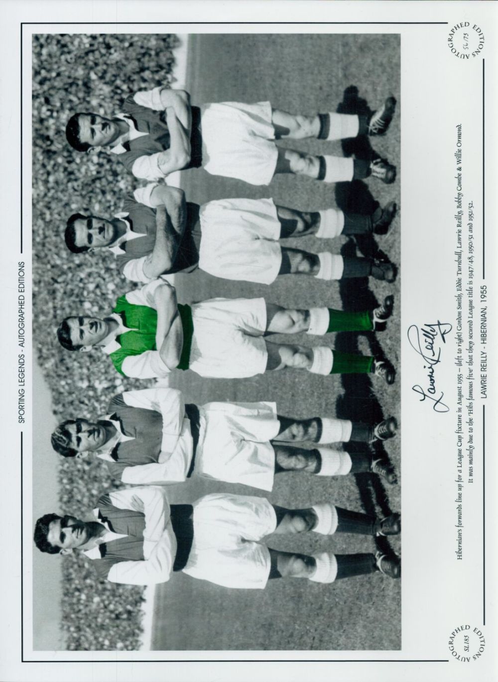 Lot 220: Autographed LAWRIE REILLY 16 x 12 Limited Edition...