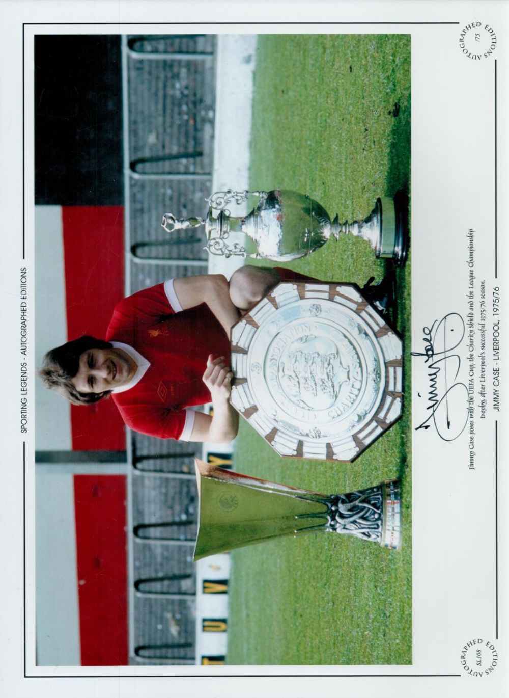 Lot 222: Autographed JIMMY CASE 16 x 12 Limited Edition...