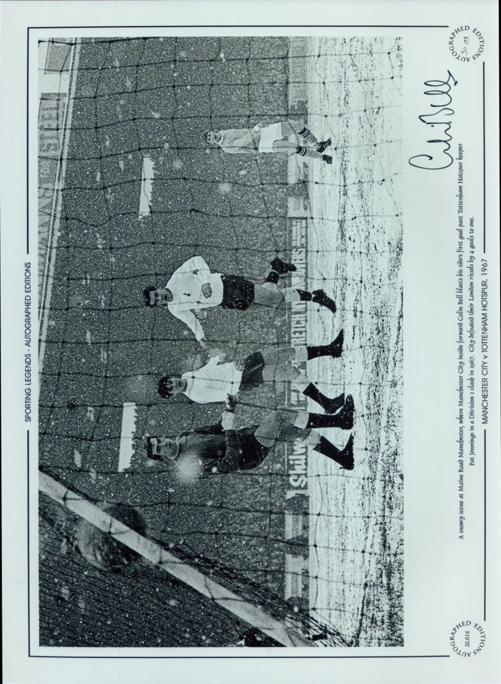 Lot 224: Autographed COLIN BELL 16 x 12 Limited Edition...