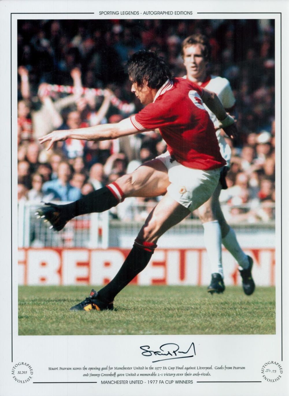 Lot 229: Autographed STUART PEARSON 16 x 12 Limited Edition...