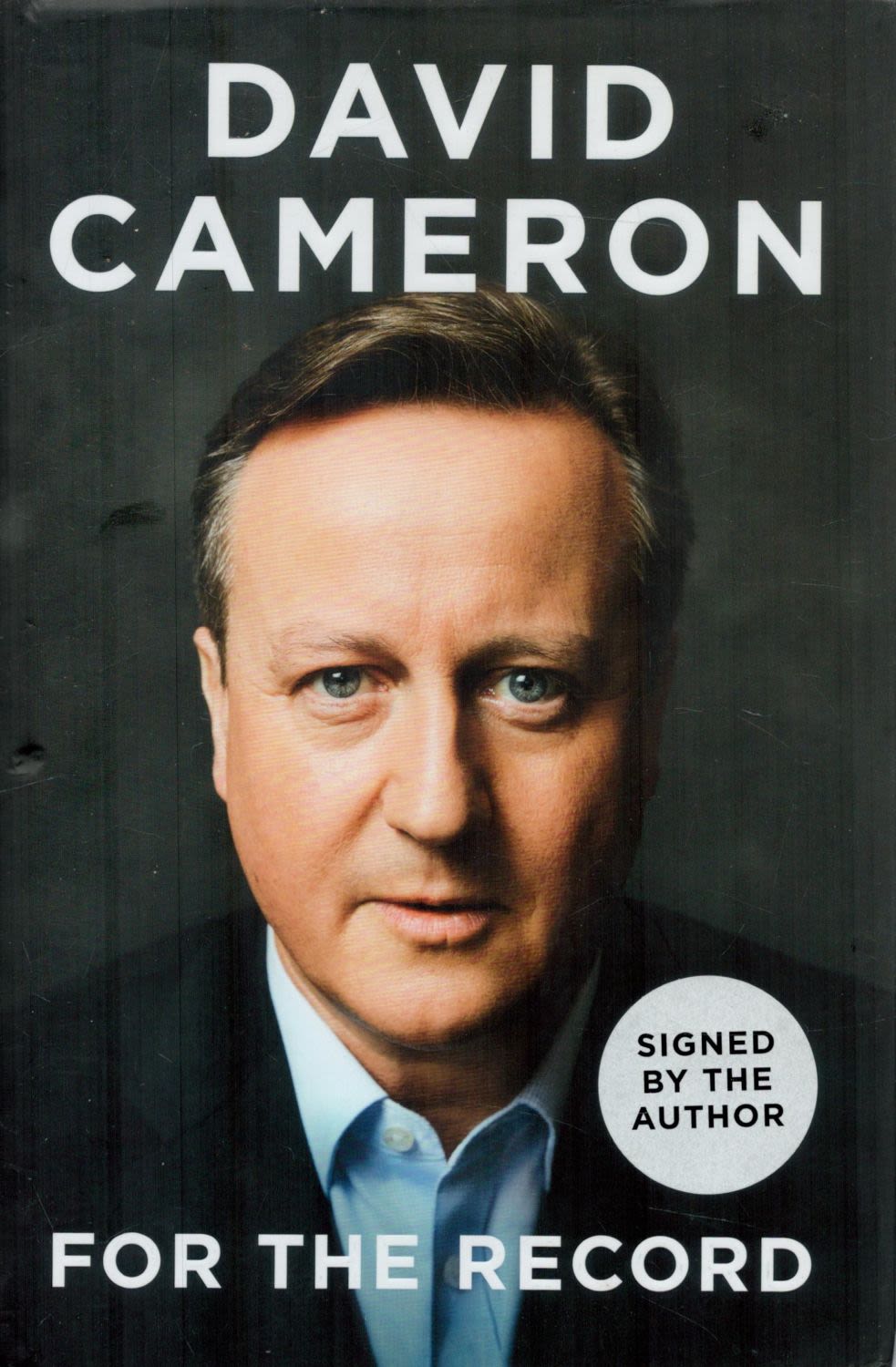 Lot 246: Prime Minister David Cameron signed hardback book For...