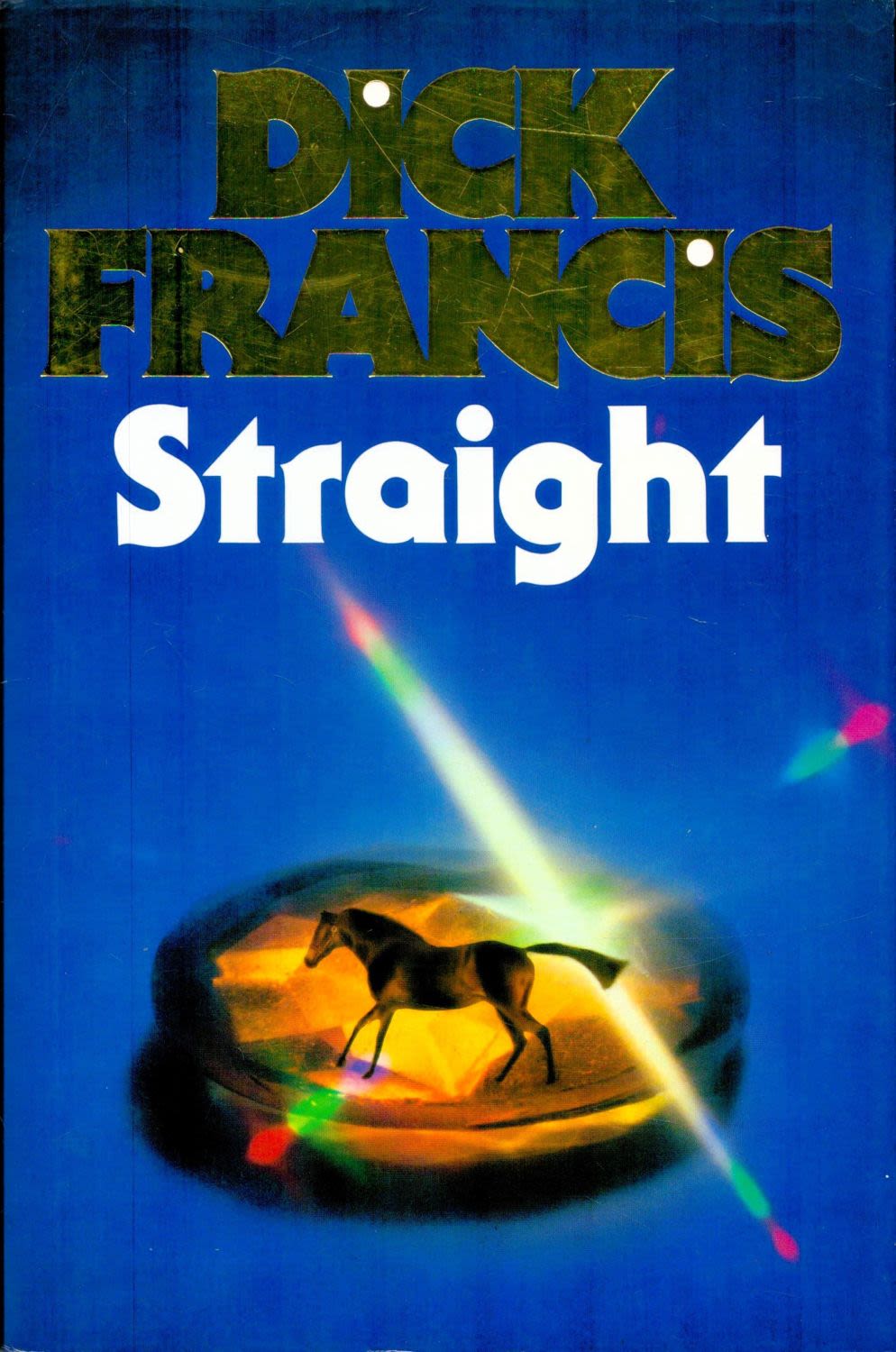 Lot 249: Dick Francis signed Straight hardback book. Signed on...