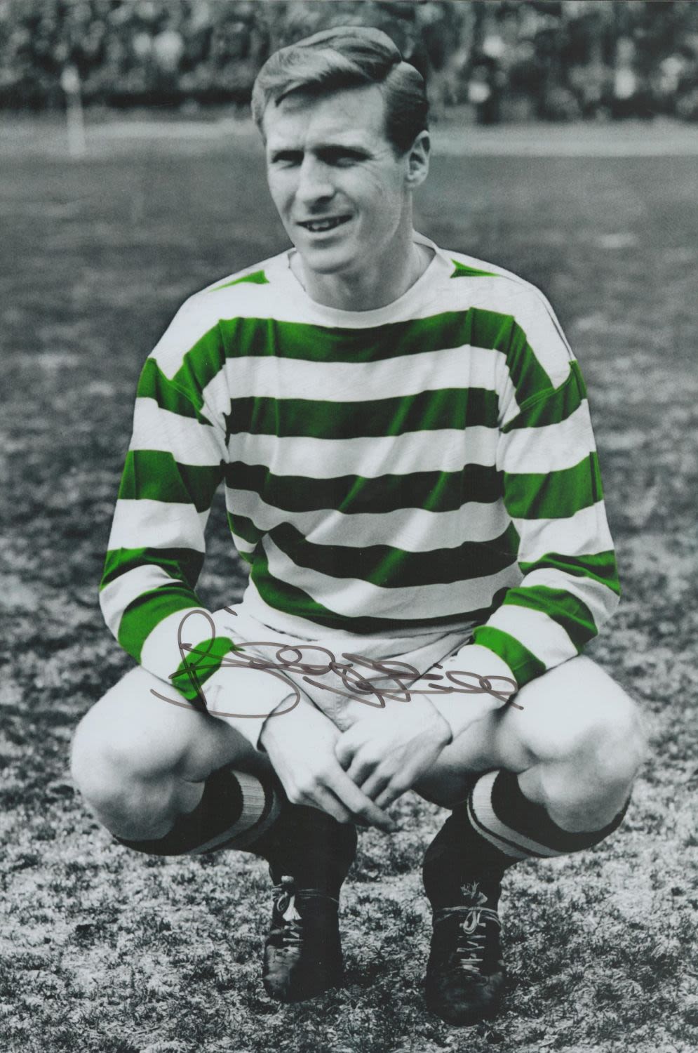 Lot 251: Autographed Billy Mcneill 12 X 8 Photo :...