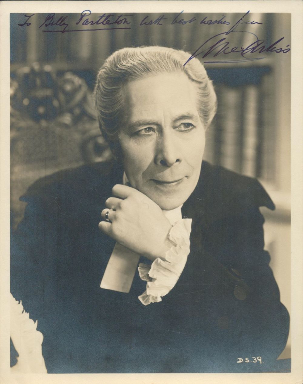 Lot 258: George Arliss - vintage 10x8 black and white...