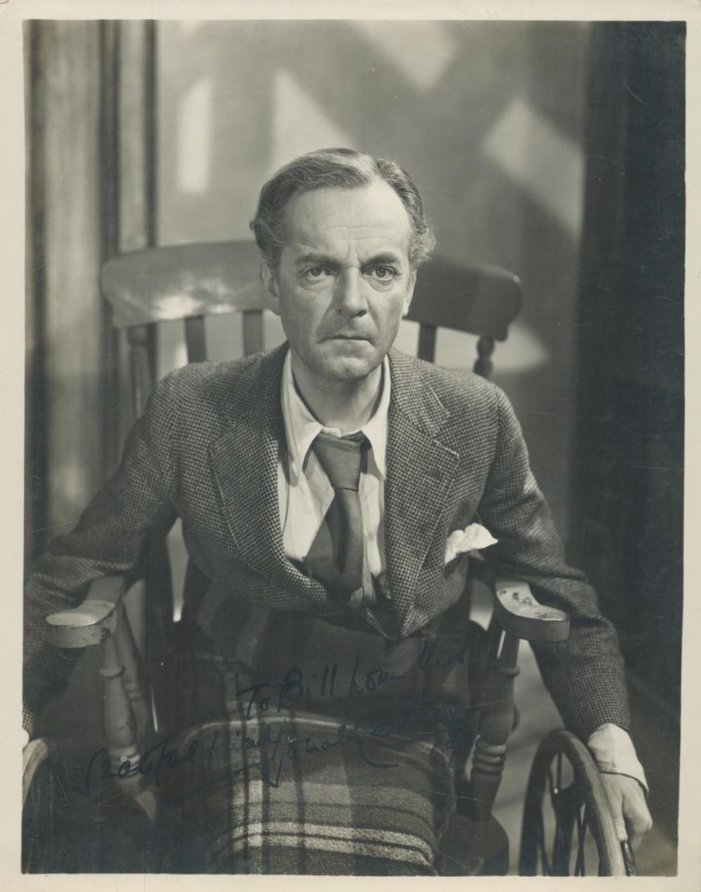Lot 267: Donald Calthrop - vintage 10x8 black and white...