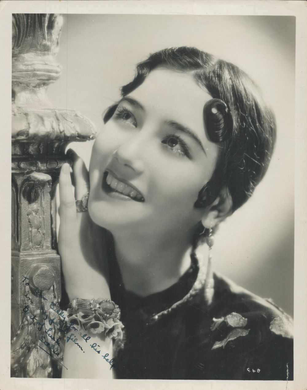 Lot 291: Stella Arbenina - vintage 10x8 black and white...