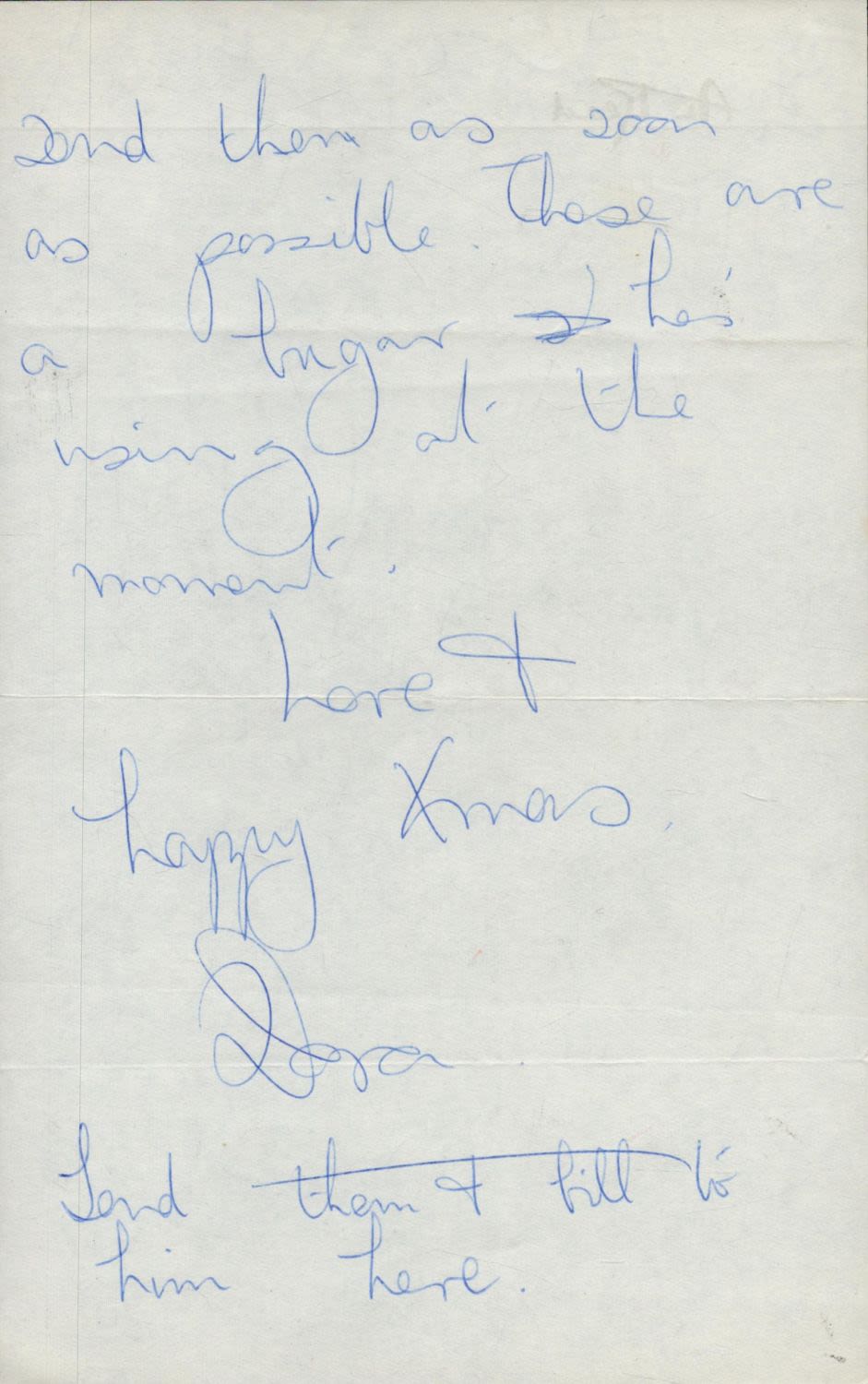 Lot 298: Dora Bryan - vintage undated ALS on the...