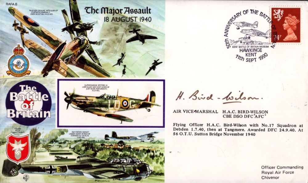 Lot 341: Air Vice Marshall Harold Bird Wilson CBE, DSO,...