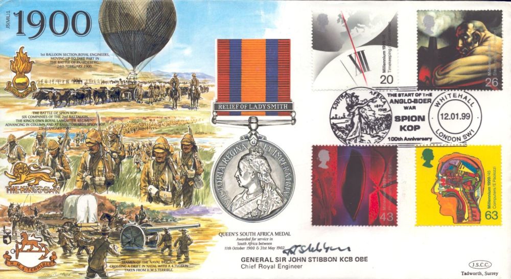 Lot 343: General Sir John Stibbon KCB OBE signed Great...