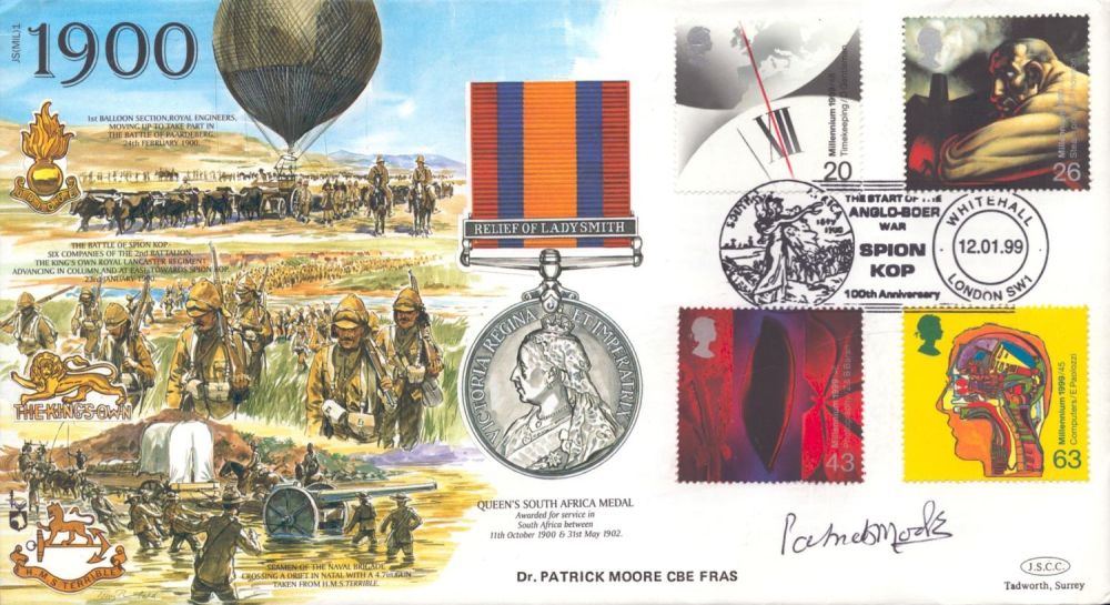 Lot 344: Dr Patrick Moore CBE FRAS signed Great War...