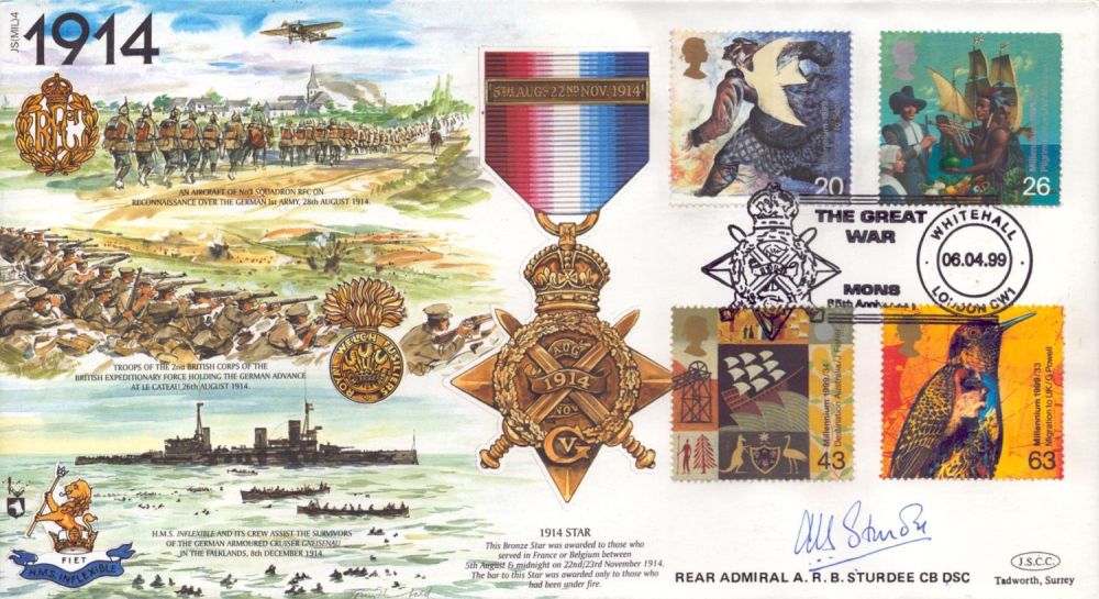 Lot 353: Rear Admiral A.R.B Sturdee CB,DSC signed Great War...