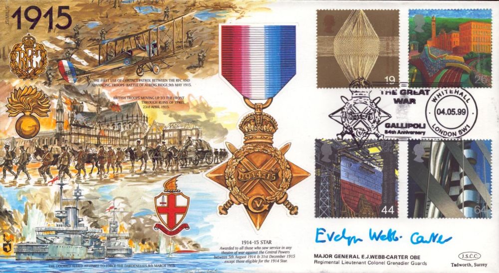 Lot 356: Major General E.J Webb -Carter OBE signed Great...