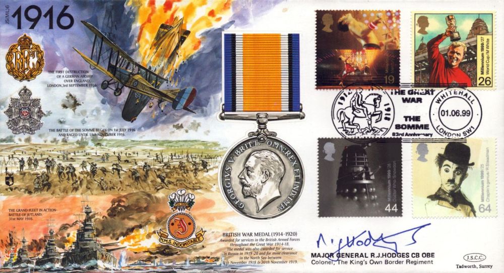 Lot 359: Major General R.J Hodges CB OBE signed Great...