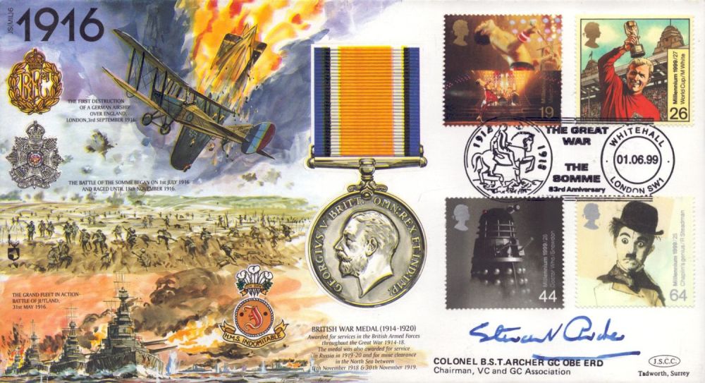 Lot 360: Colonel B.S.T. Archer GC OBE ERD signed Great...
