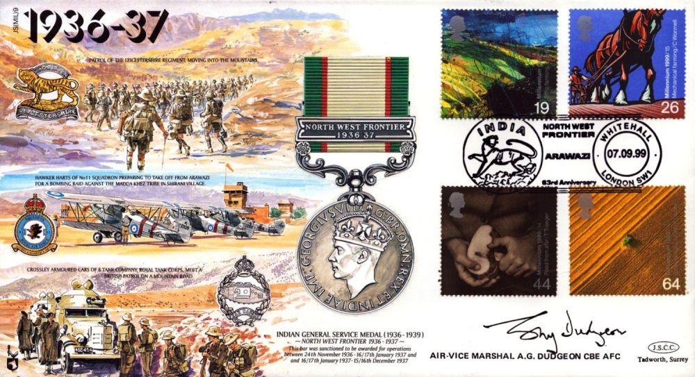 Lot 367: Air Vice Marshal A.G Dudgeon CBE AFC signed...
