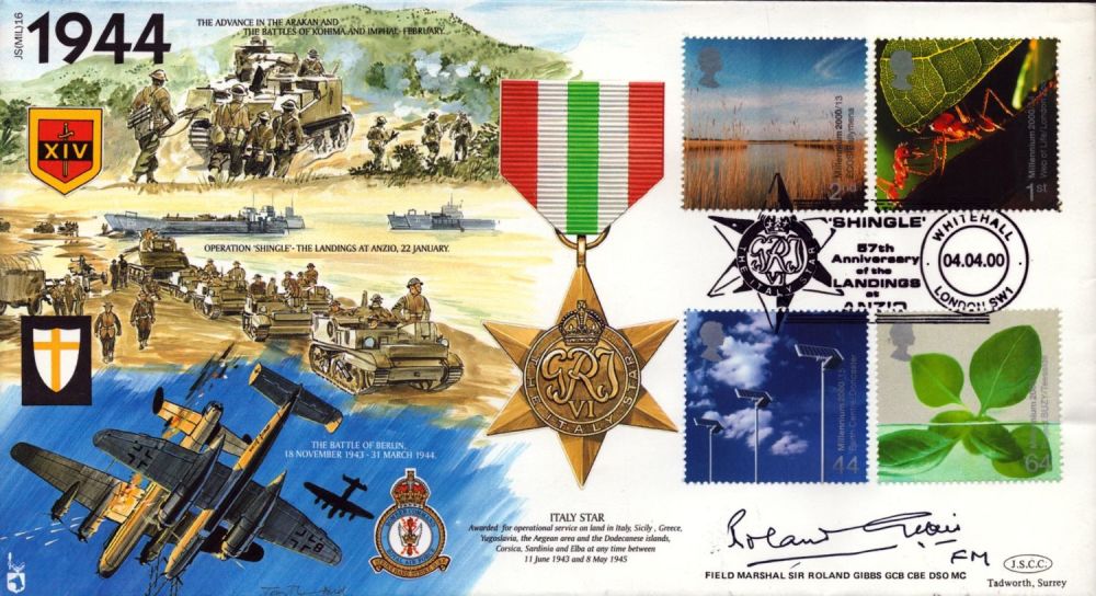 Lot 380: WWII Field Marshall Sir Roland Gibbs GCB CBE...