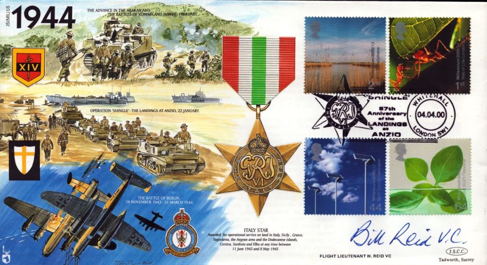 Lot 381: WWII Flight Lieutenant W. Reid VC signed Great...