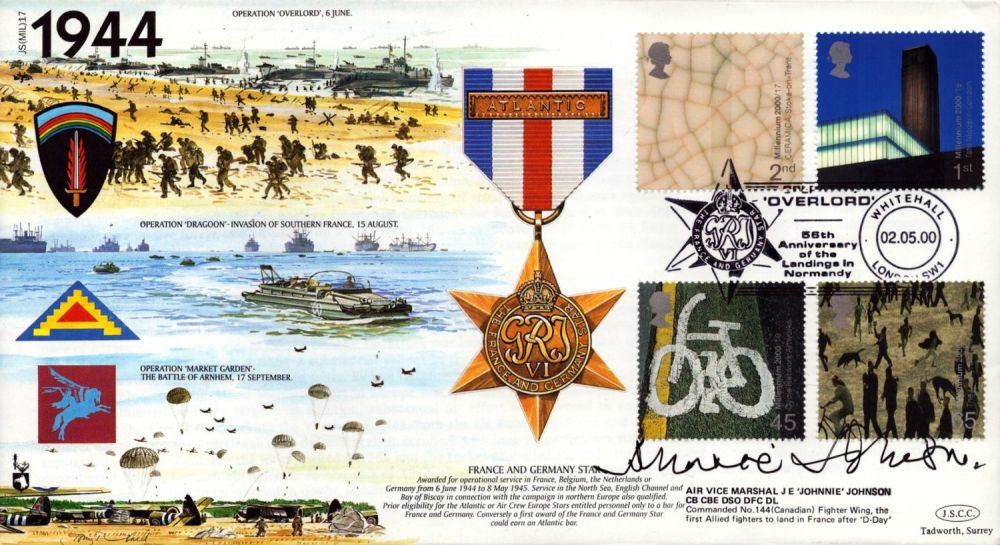 Lot 385: WWII Air Vice Marshall J E Johnnie Johnson...
