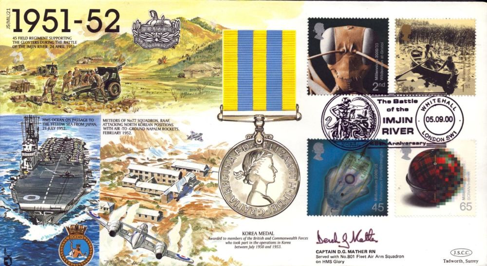 Lot 395: Captain D.G Mather RN signed 1951-52 The Battle...