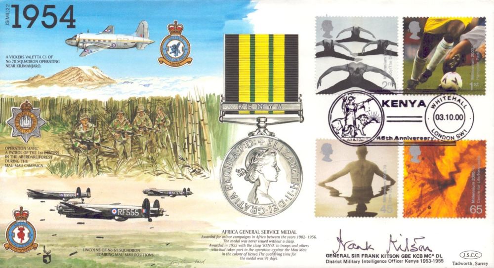 Lot 399: General Sir Frank Kitson GBE KCB MC DL...