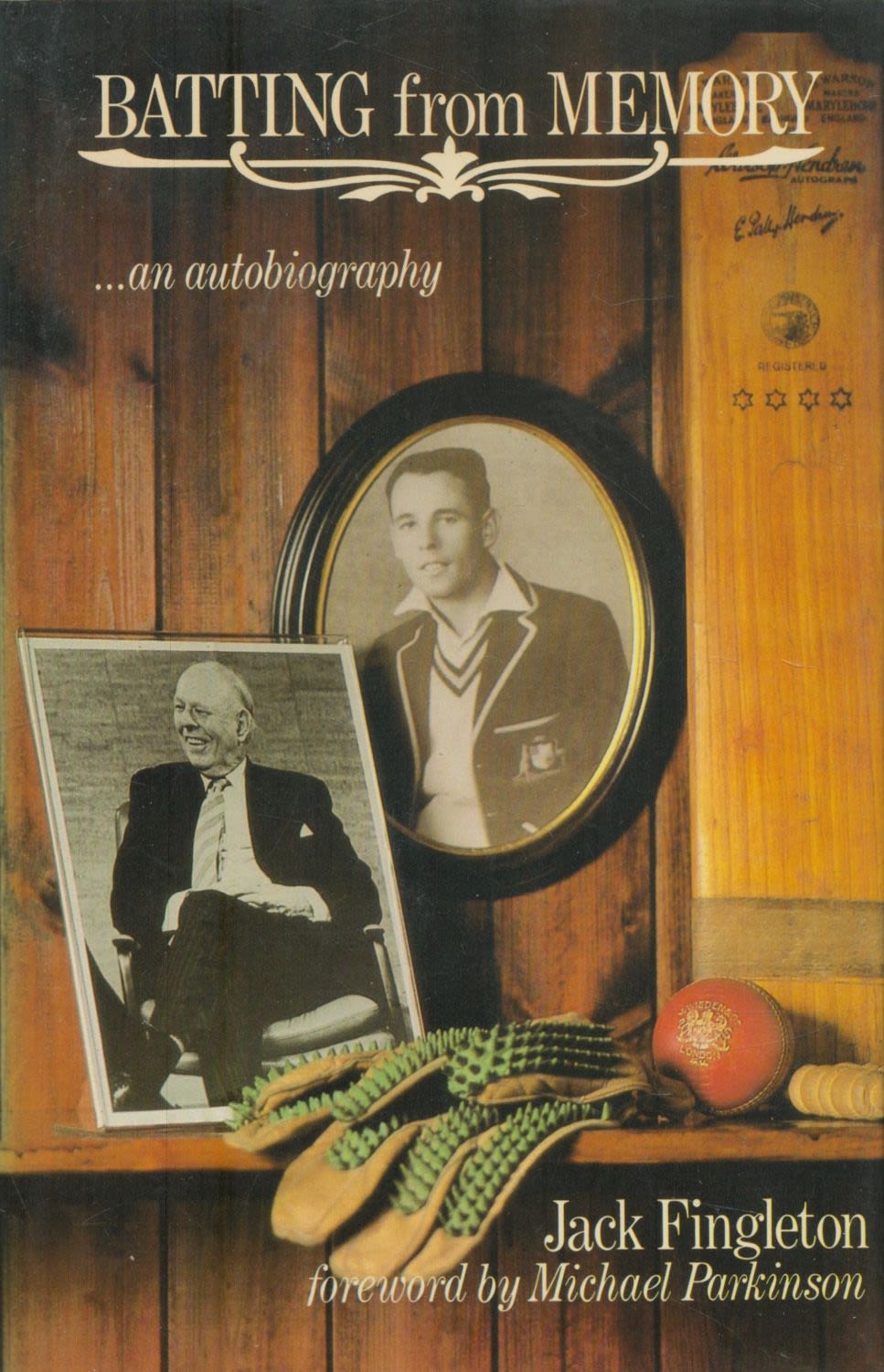 Lot 418: Batting from Memory by Jack Fingleton hardback book....
