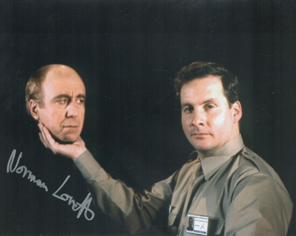 Lot 612: Norman Lovett signed 10x8 inch colour photo. Good...