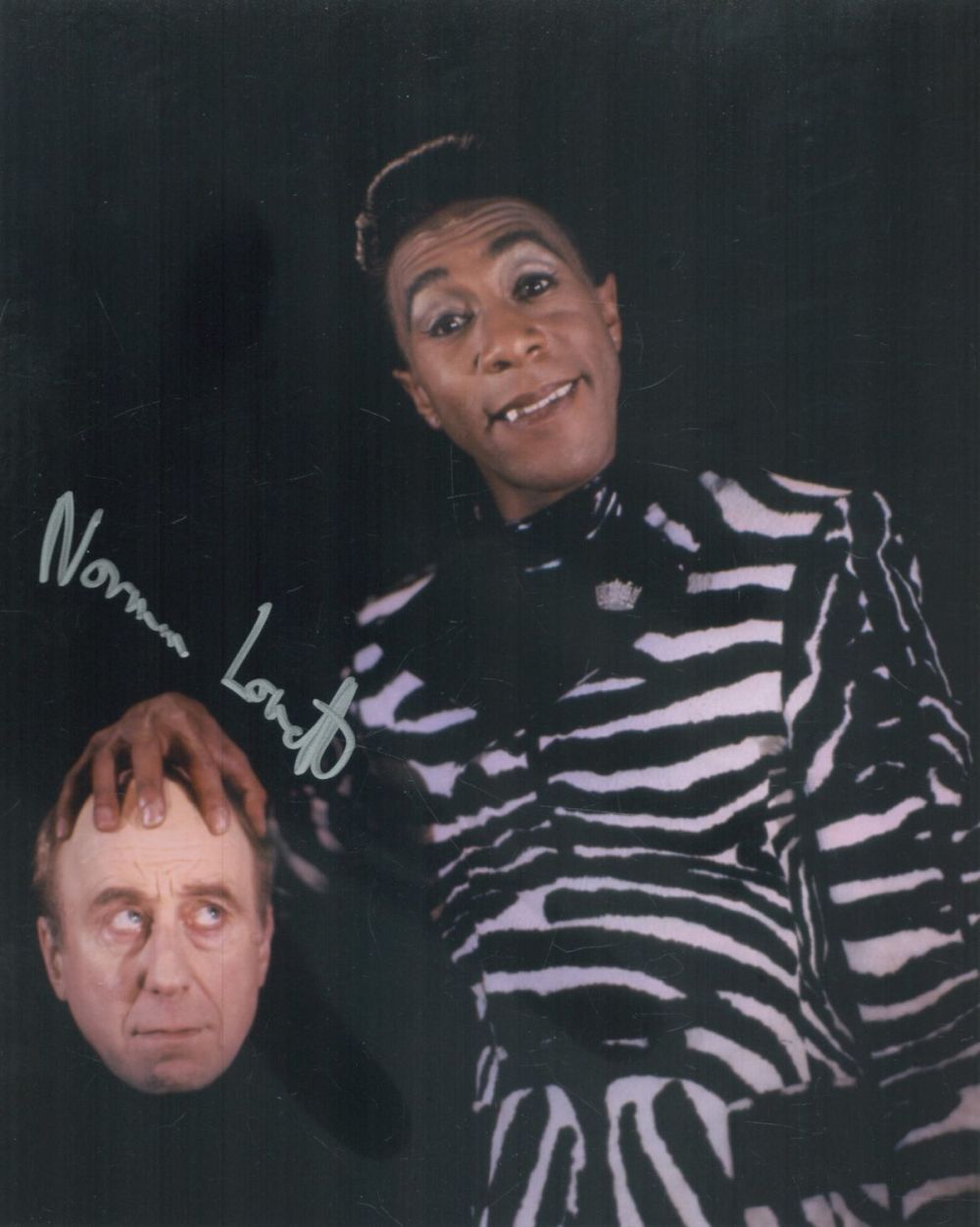 Lot 613: Norman Lovett signed 10x8 inch colour photo. Good...