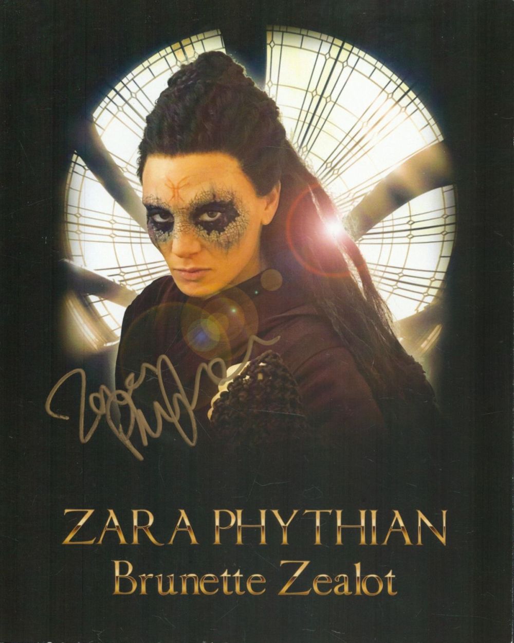 Lot 648: Zara Phythian signed 10x8 inch colour photo. Good...