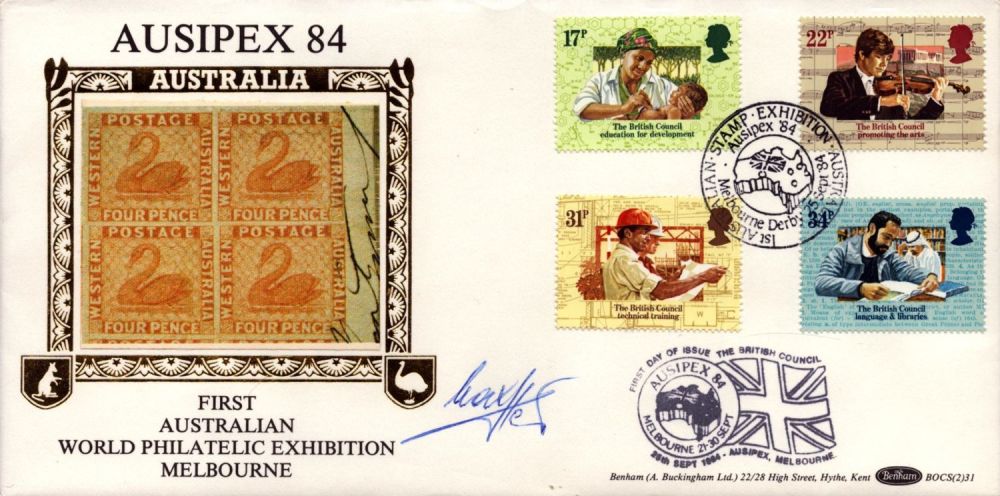 Lot 651: Max Stern signed Ausipex 84 FDC. 25/9/84 Derby...