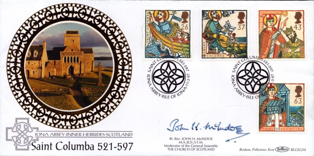 Lot 688: Rt Rev John Mcindoe signed FDC. 11/3/97 Isle...