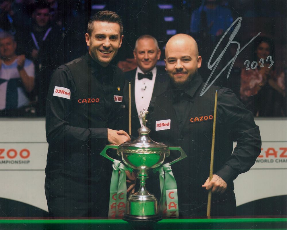 Lot 616: Luca Brecel signed 10x8 inch colour photo. Good...