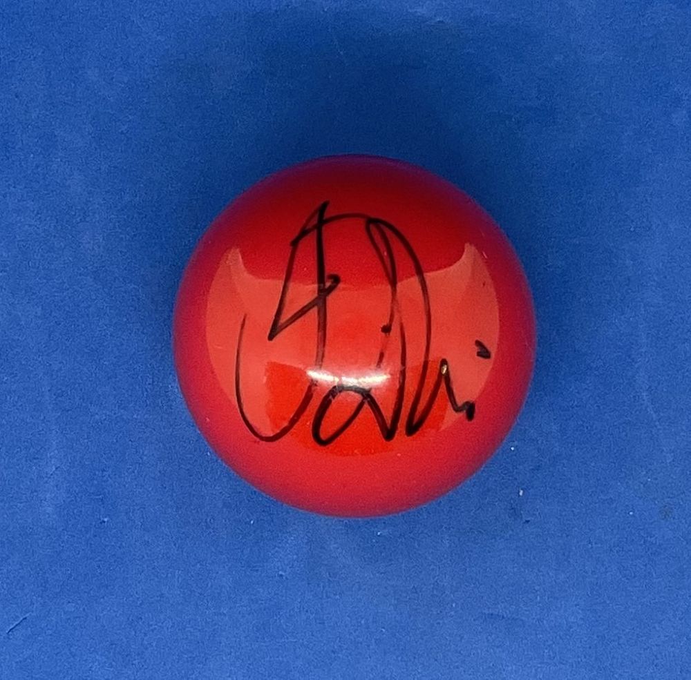 Lot 661: Jack Lisowski signed RED snooker ball. Good condition....