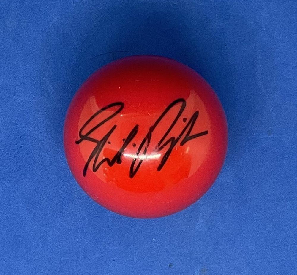 Lot 665: Stuart Bingham signed RED snooker ball. Good condition....