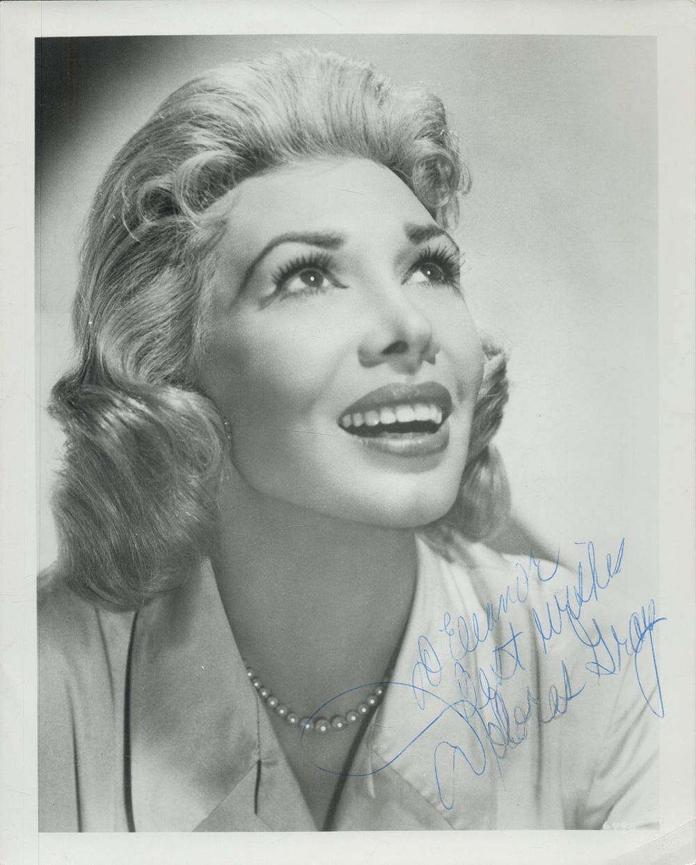 Lot 683: Dolores Gray signed 10x8 inch black and white...