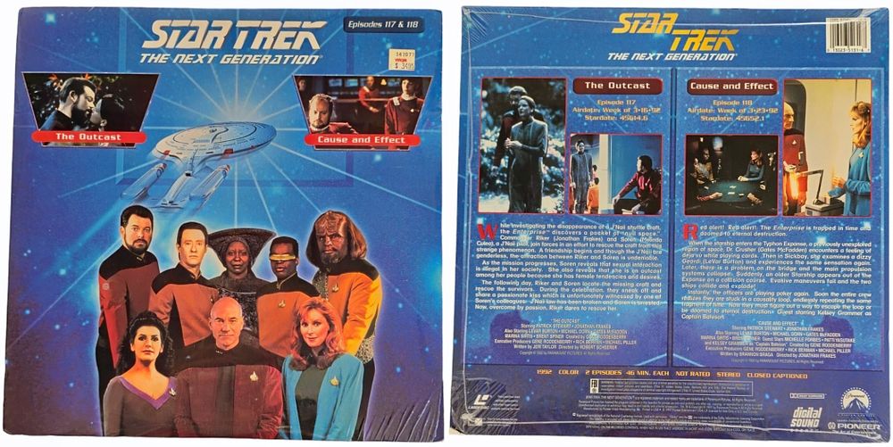 Lot 698: Star Trek Next Generation Episode 117 and 118:...