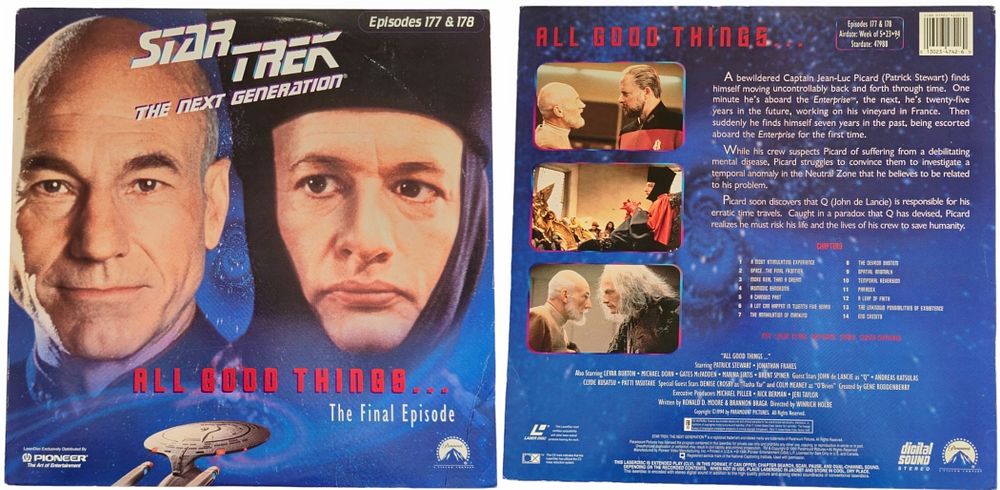 Lot 699: Star Trek Next Generation Episode 177 and 178...