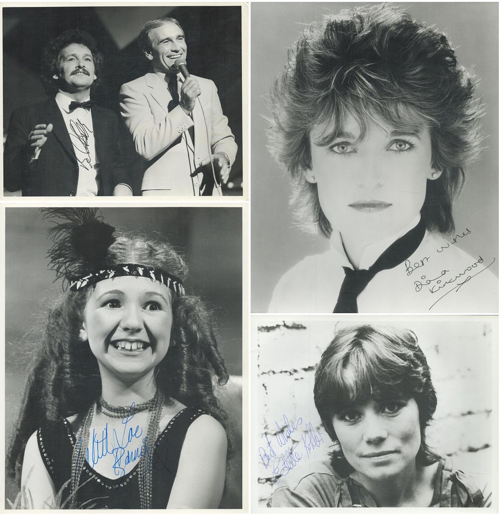Lot 77: TV FILM Entertainment 4 Collection signed photos, Estelle...