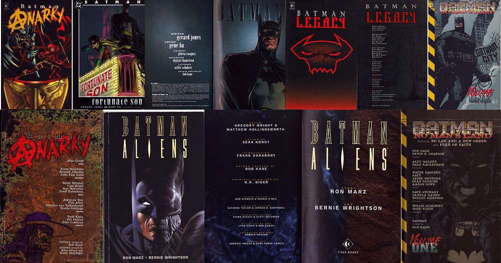Lot 80: Batman collection of 5 books including titles of...