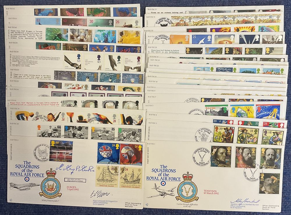 Lot 85: Military Collection of 60 Covers 50th Anniversary WW11...