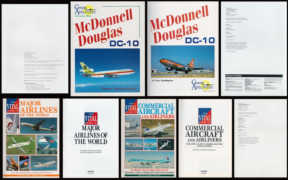 Lot 92: Aircraft Collection of 3 Books, Commercial Aircraft Publications...