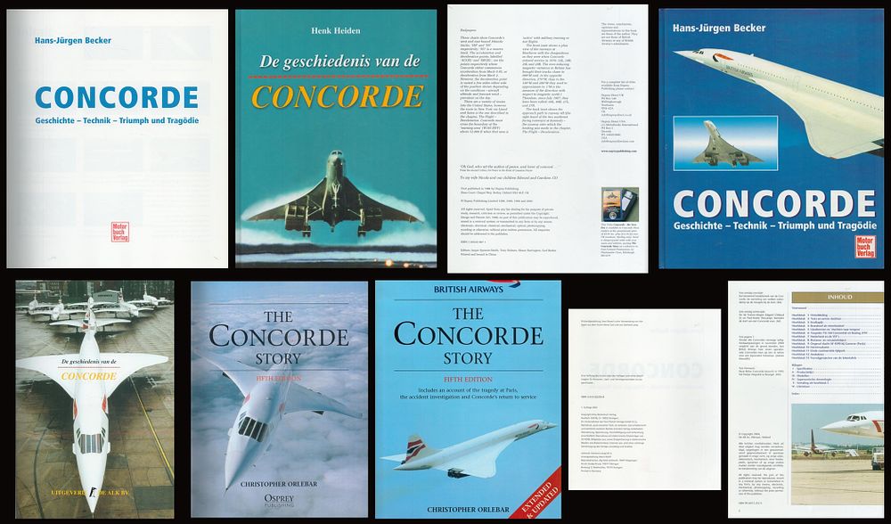 Lot 93: Concorde Publications Collection of 3, Includes Concorde Geschichte...