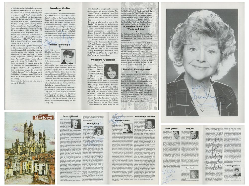 Lot 139: Multi signed Dora Bryan, Ann Emery, Howell Evans...