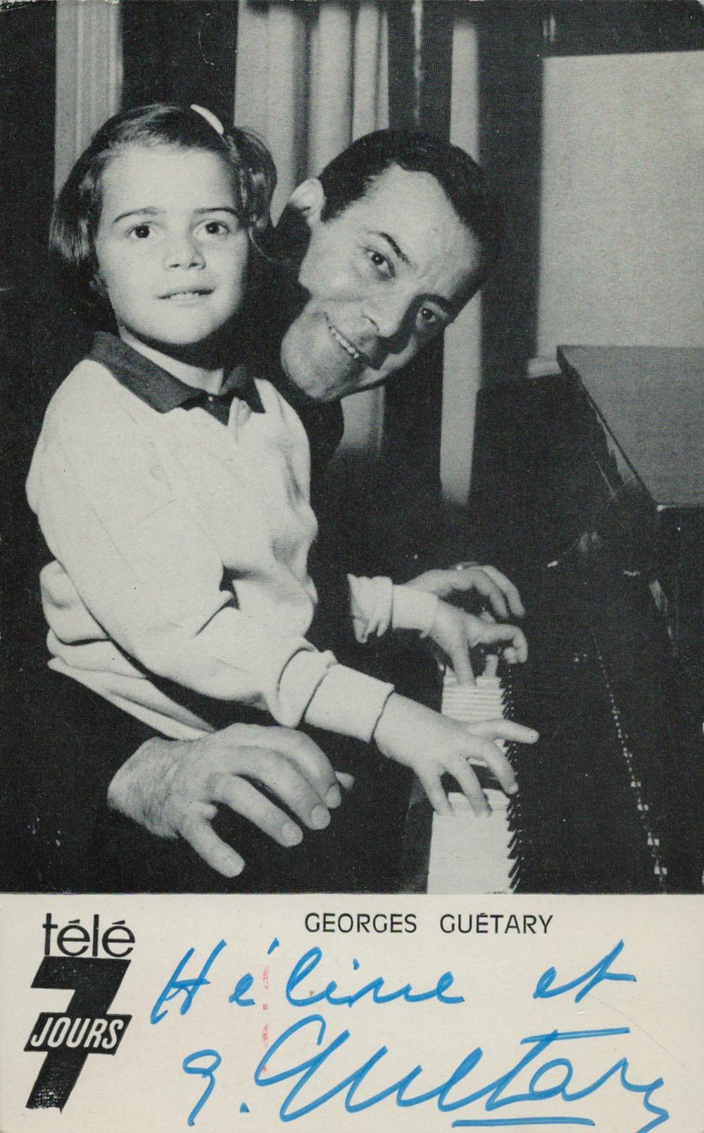 Lot 144: Georges Guetary signed Promo. Black and White Photo...