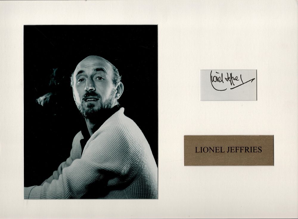 Lot 168: Lionel Jeffries 16x12 inch mounted signature piece includes...