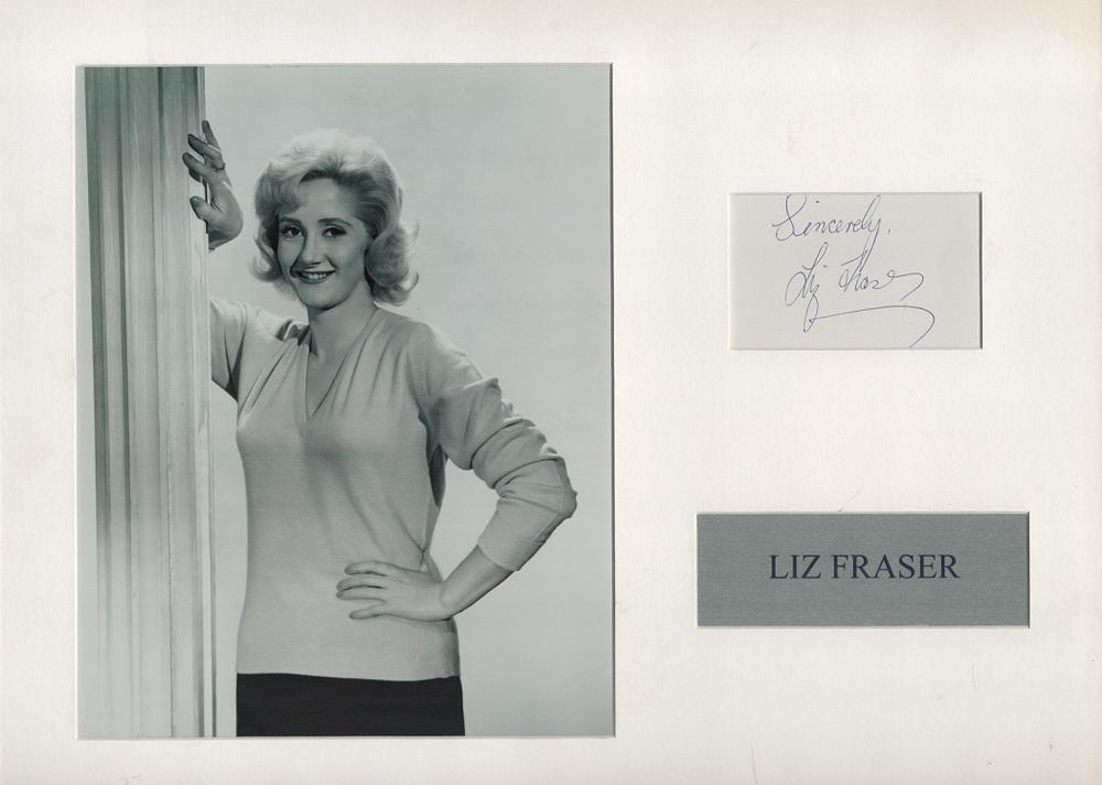 Lot 169: Liz Fraser 16x12 inch mounted signature piece includes...
