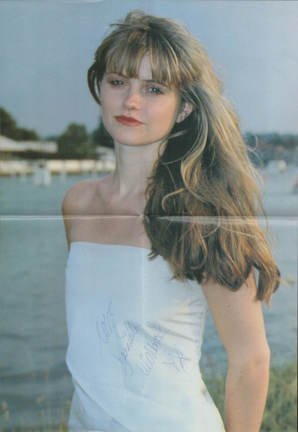Lot 186: Danniella Westbrook signed colour poster 16x12 inch approx....