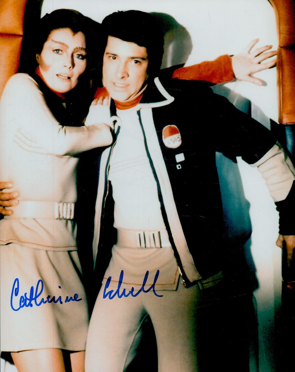 Lot 205: Catherine Schell signed 10x8 inch colour photo. Good...