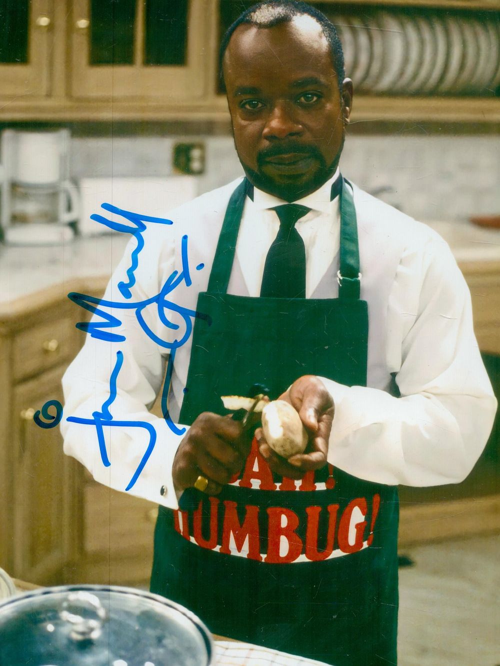 Lot 242: Joseph Marcell signed 8x6 inch colour photo. Good...