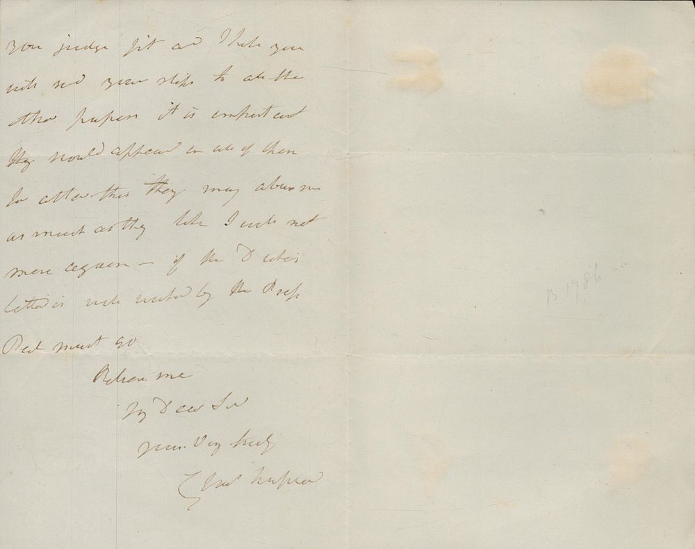 Lot 245: Sir Charles Napier 9x7 inch vintage ALS interesting...